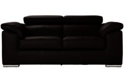 Hygena Valencia Regular Sofa - Chocolate
